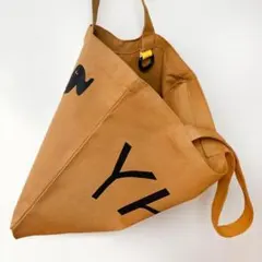新品・未使用）Yh.T トートバッグ 厚手 丈夫 エコバッグ キャメル色