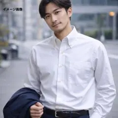 Brooks Brothers 白長袖シャツ BD オールコットン　メンズМ相当