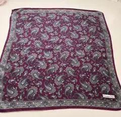 Christian Dior シルクハンカチ ペイズリー柄(バンダナ風)