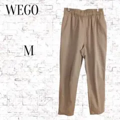 【ウィゴー】チノパン　イージーパンツ　ウエストゴム　ベージュ　M