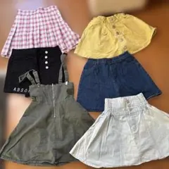女の子用　レピピ　スカート　キュロット福袋セット