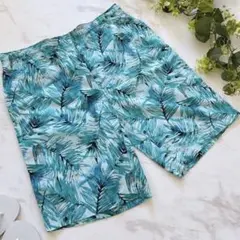 【美品】US vintage Tommy Bahama ハーフパンツ 総柄 Lのサムネイル