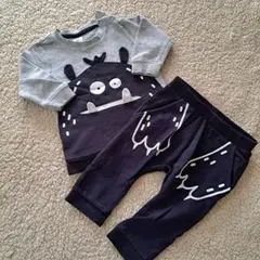 H&Mモンスター柄 セットアップ