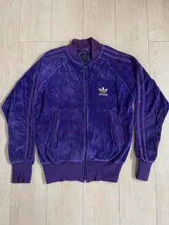 激レア　アディダス オリジナルス 紫 ジップアップジャージ　XS