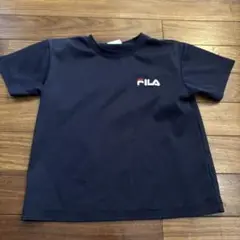 FILA ネイビー Tシャツ　スポーツシャツ　トレーニングシャツ