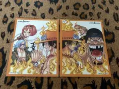 ワンピース☆エース小説版☆ 特典カード2枚☆