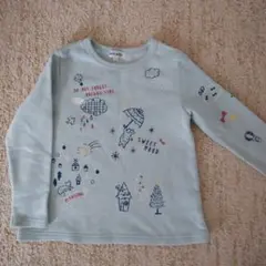 SHOO-LA-RU 長袖カットソー 110 ライトブルー