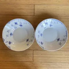 美品●Royal Copenhagen ブルーフルーテッド プレイン 深皿 2枚のサムネイル