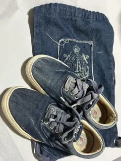 POLO RALPH LAUREN デニム スニーカ 巾着付 7_1/2Dサイズ