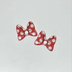 ディズニー　ミニーちゃんリボン型