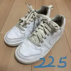 Nike キッズシューズ ホワイトレザー　22