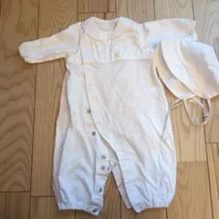 ミキハウス ホワイト ツーウェイ・ドレスオール