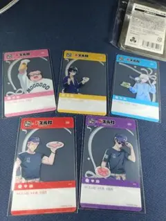 ✡️新品✡️未使用✡️ドズル社&牛角コラボオリジナルクリアカード　５種　コンプ品