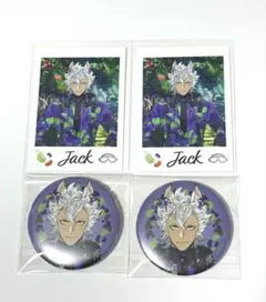 ツイステ展 ジャック 缶バッジ カード 4点セット