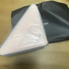 PRADA プラダビューティノベルティ オリジナル ピンク トライアングルポーチ