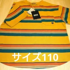 【新品タグ付き】BREEZE マルチボーダー ポケットTシャツ 110cmのサムネイル