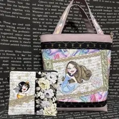 ロラライハリス♡ハンドメイド　トートバッグとポーチ　たーこ様