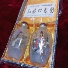 中国　小瓶双子、開運縁起 運気向上伝統的文化 古物お土産工芸、最終セール❕のサムネイル