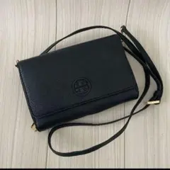 美品 トリーバーチ ショルダーウォレット ポシェット ブラック