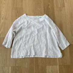【大人気美品】SUN VALLEY サンバレー リネン100% ブラウス　M