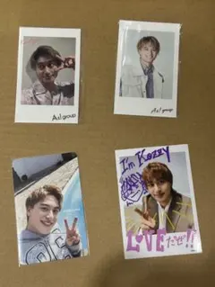 小島健　カード/チェキ風写真　セット