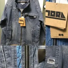 新品タグ付　寅壱 トライチ デニム　ライダースジャケット ★仕事　作業着