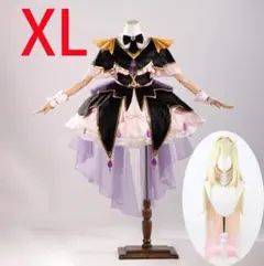 名探偵プリキュア！森亜るるか cos衣装M ウィッグ 靴子23.5cm 道具杖
