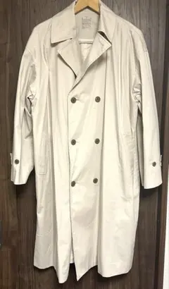 MUJI 無印良品　撥水トレンチコート　白L〜XL