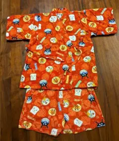 アンパンマン 甚平 赤 100