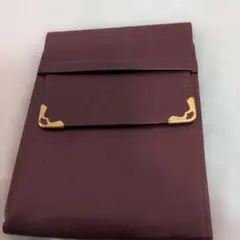 Cartier 二つ折り財布 ボルドー ゴールド金具のサムネイル
