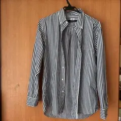 UNIQLO ストライプ 長袖シャツ M