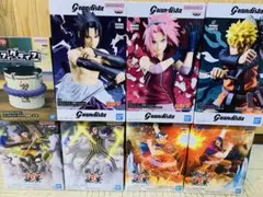302 Grandista フィギュアセット ナルト　サクラ　サスケ　ワンピース