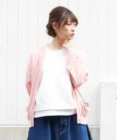 新品タグ 未着 キューブシュガー 多機能ニットVネックカーディガン2018SS