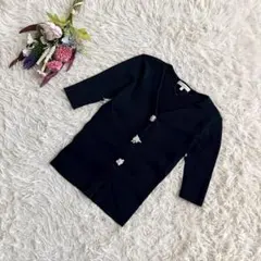 『PROPORTION BODY DRESSING』ニットカーディガン　ビジュー