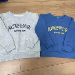 裏起毛トレーナー2枚セット　110cm