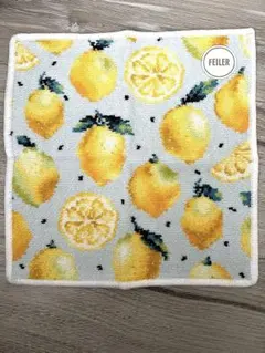 新品　未使用　feiler フェイラー　ハンカチ　レモン柄
