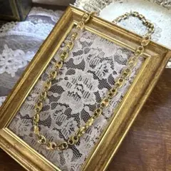 TRIFARI 50s60s王冠チャーム 格子デザイン チョーカー ネックレス 
