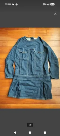 SEE BY CHLOE シーバイクロエ デニムチュニック バックファスナー Sのサムネイル