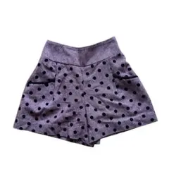 ウィルセレクション ハーフパンツ ショートパンツ ミニ丈 秋冬 ボルドー Mのサムネイル