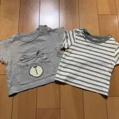 ベビーTシャツ 2枚セット 60.70