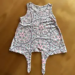 幾何学模様 ノースリーブタンクトップ　４歳