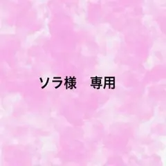 ソラ様　専用ページ