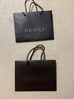 GUCCI 黒い紙袋 2個セット
