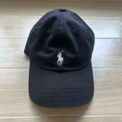 本日発送！Polo Ralph Lauren ブラック キャップ　革ベルト
