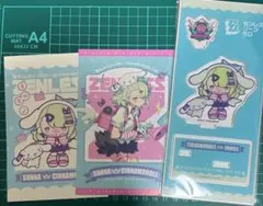 ゼンゼロ　サンリオ　アニメイト　アクリルスタンド　ポストカード　千夏