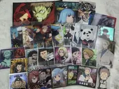 呪術廻戦 紙類 まとめ売り ウエハース メタルカード ステッカー ポストカード