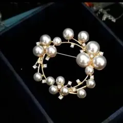 【最安値】パールブローチ 卒業式 入学式 コサージュ 結婚式 発表会 パーティー