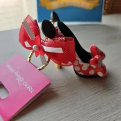 ディズニーシー　ミニーマウス 靴デザイン キーホルダー♡未使用品♡