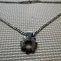 ステンレススチール ギア型ネックレス