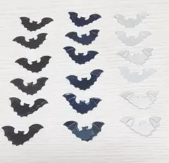 匿名配送　コウモリ　ハンドメイド　パーツ　４８個　ハロウィン　まとめ売り①